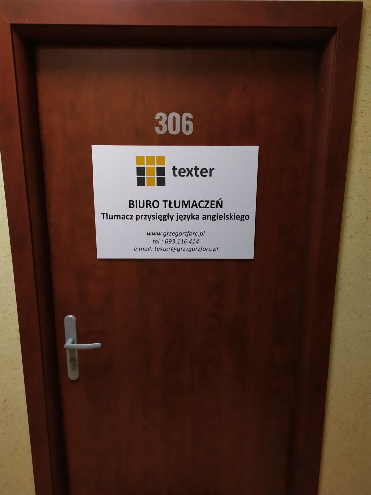 biuro tłumaczeń texter Opole